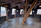 The top floor of the historic Watchtower at Grand Canyon South Rim, UNESCO World Heritage Site, Arizona, United States of America, North America