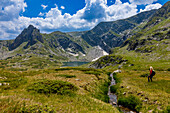 Hiking trails around Seven Rila Lakes, Bulgaria, Europe