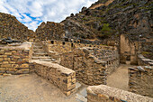 Archäologische Stätte von Ollantaytambo, Bezirk Ollantaytambo, Heiliges Tal, Provinz Urubamba, Region Cusco (Cuzco), Peru, Südamerika