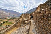 Archäologische Stätte von Ollantaytambo, Bezirk Ollantaytambo, Heiliges Tal, Provinz Urubamba, Region Cusco (Cuzco), Peru, Südamerika