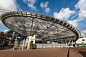 Blaak Station, runde Glasstruktur, Rotterdam, Niederlande, Europa