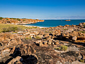 Traditional burial grounds of indigenous people found on Bigge Island, Kimberley, Western Australia, Australia, Pacific