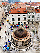 Dubrovnik von den Stadtmauern, UNESCO-Weltkulturerbe, Dubrovnik, Kroatien, Europa