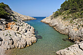 Cala (Bach) Pedrosa, Montgri-Massiv, Costa Brava, Katalonien, Spanien, Europa