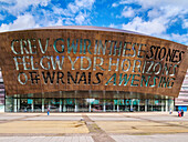 Wales Millennium Centre, Cardiff Bay, Cardiff, Wales, Vereinigtes Königreich, Europa