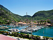 Kotor Marina, Kotor, UNESCO World Heritage Site, Montenegro, Europe