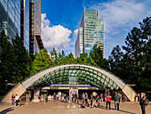 Canary Wharf Underground Station, Canary Wharf, Docklands, London, England, Vereinigtes Königreich, Europa