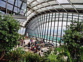 Sky Garden, Innenansicht, City of London, London, England, Vereinigtes Königreich, Europa