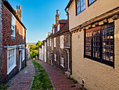 Keere Street, Lewes, East Sussex, England, United Kingdom, Europe