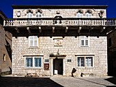 Schatzkammermuseum der Bischöfe, Stadt Korcula, Kroatien, Europa