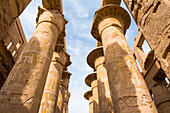 Great Hypostyle Hall in the Precinct of Amon-Re, Karnak Temple Complex, UNESCO World Heritage Site, Luxor, Egypt, North Africa, Africa