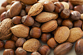 Close Up Of Assorted Nuts