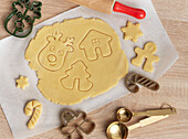 Christmas baking, gingerbread
