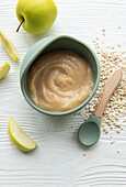 Healthy baby food in a bowl