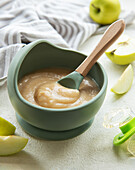 Healthy baby food in a bowl