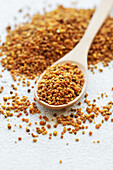 Healthy bee pollen grains