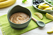 Healthy baby food in a bowl