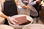 Selection of gourmet chocolates
