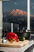 Modern cuisine with a view of Mount Yotei, Hokkaido