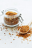 Healthy bee pollen grains