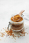 Healthy bee pollen grains