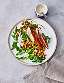 Healthy Caesar Salad mit Kichererbsen