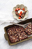 Vegane Schoko-Power-Baked-Oats