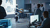 Scientists testing bionic exoskeleton performance