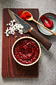 BBQ sauce with tamari soy sauce, balsamic vinegar and chipotle chilli