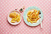 Schupfnudeln with apple puree