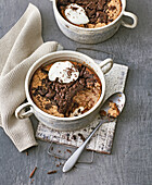 Bananensplit Baked Oats mit Datteln