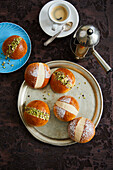 Maritozzi con caffè - yeast rolls with coffee cream