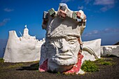 Spain, Canary Islands, El Hierro Island, Valverde, island capital, plaster statues from the traditional Three Kings Christmas celebrations