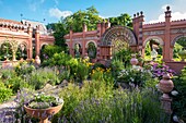 France, Haute Savoie, Rumilly, Vaulx, secret gardens, remarkable garden label, parish garden and lime mortar arches