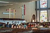 Ivory Coast, Abidjan, mass in Saint Paul cathedral