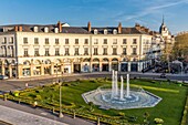 France, Indre et Loire, Loire valley listed as World Heritage by UNESCO, Tours, the place Jean Jaurès