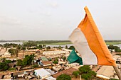 Ivory Coast, Grand Bassam, overview of Grand Bassam from the lighthouse