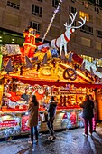 France, Nord, Lille, place Rihour, the Christmas market