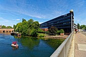 France, Bas Rhin, Strasbourg, old town listed as World Heritage by UNESCO, the Petite France District, the hotel of the Department is the headquarters of the General Council of the Bas Rhin