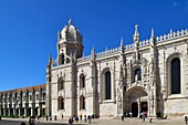 Portugal, Lissabon, Stadtteil Belém, Jeronimos-Kloster, von der UNESCO zum Weltkulturerbe erklärt