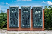 Hungary, Central Hungary, Budapest, Szobor Park or Memento Park includes all the ancient statues erected to the glory of communism in the Hungarian capital