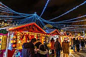 France, Nord, Lille, place Rihour, the Christmas market