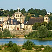 Frankreich, Indre et Loire, Loire-Tal, von der UNESCO zum Weltkulturerbe erklärt, die Loire-Kais und das Schloss von Amboise