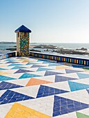 Morocco, Essaouira, Riad Salut Maroc, Story: Eccentric arty rendez-vous in a hyper vitamined riad