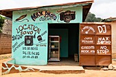 Benin, Dassa-Zoumé, photo and audio shop