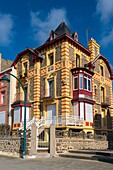 France, Ille et Vilaine, Saint Malo, House, Art Nouveau architecture