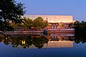 France, Bas Rhin, Strasbourg, Musee d'Art Moderne et Contemporain de Strasbourg also called MAMCS (Museum of Modern and Contemporary Art in Strasbourg) by architect Adrien Fainsilber