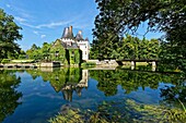 France, Indre et Loire, Loire Valley listed as World Heritage by UNESCO, Azay le Rideau, castle of Islette dated of the 16th century