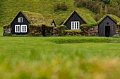 Iceland, Sudurland, Skogar, Skogar Museum, house