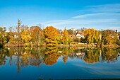 Frankreich, Val de Marne, Nogent sur Marne, die Ufer der Marne im Herbst